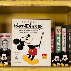 The Art of Walt Disney Book Christopher Finch New Concise, Abrams, 1975, Vintage